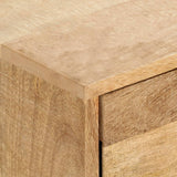 NNEVL TV Cabinet 130x30x45 cm Solid Mango Wood