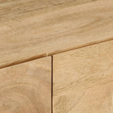 NNEVL TV Cabinet 145x30x41 cm Solid Mango Wood