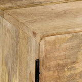 NNEVL TV Cabinet 145x30x41 cm Solid Mango Wood