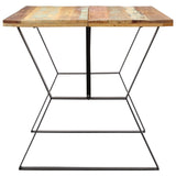 NNEVL Dining Table 140x80x76 cm Solid Reclaimed Wood