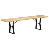 NNEVL Bench 160 cm Solid Mango Wood