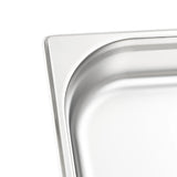 NNEVL Gastronorm Containers 4 pcs GN 1/1 65 mm Stainless Steel