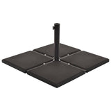 NNEVL Umbrella Stand with Weight Plates Black