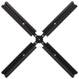 NNEVL Umbrella Stand with Weight Plates Black