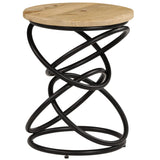 NNEVL End Table Solid Mango Wood 40x50 cm