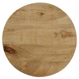 NNEVL End Table Solid Mango Wood 40x50 cm