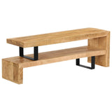 NNEVL TV Stand Solid Mango Wood