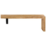 NNEVL TV Stand Solid Mango Wood