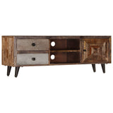 NNEVL TV Cabinet 118x30x40 cm Solid Mango Wood