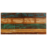 NNEVL Dining Table 115x55x76 cm Solid Reclaimed Wood and Steel