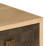 NNEVL TV Cabinet 120x30x40 cm Solid Mango Wood