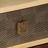 NNEVL TV Cabinet 120x30x40 cm Solid Mango Wood