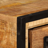 NNEVL TV Cabinet with Drawers 120x30x40 cm Solid Mango Wood