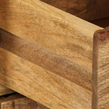 NNEVL TV Cabinet with Drawers 120x30x40 cm Solid Mango Wood