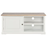 NNEVL TV Cabinet White 90x30x40 cm Wood