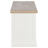 NNEVL TV Cabinet White 90x30x40 cm Wood