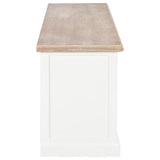 NNEVL TV Cabinet White 120x30x40 cm Wood