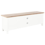 NNEVL TV Cabinet White 120x30x40 cm Wood