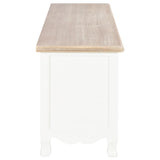 NNEVL TV Cabinet White 120x30x40 cm Wood
