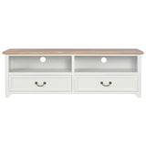 NNEVL TV Cabinet White 120x30x40 cm Wood
