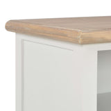 NNEVL TV Cabinet White 120x30x40 cm Wood