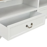 NNEVL TV Cabinet White 120x30x40 cm Wood