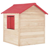 NNEVL Kids Play House Fir wood Red