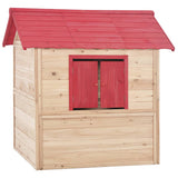 NNEVL Kids Play House Fir wood Red