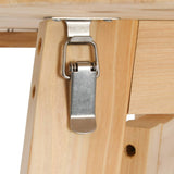 NNEVL Foldable Bar Table 78 cm Fir Wood