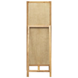 NNEVL Freestanding Mirror 48x46.5x150 cm Solid Oak Wood