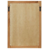 NNEVL Mirror 50x70 cm Solid Oak Wood