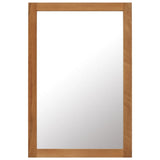 NNEVL Mirror 60x90 cm Solid Oak Wood