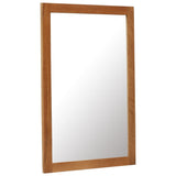 NNEVL Mirror 60x90 cm Solid Oak Wood