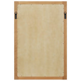 NNEVL Mirror 60x90 cm Solid Oak Wood