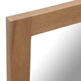 NNEVL Mirror 60x120 cm Solid Oak Wood