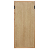 NNEVL Mirror 50x140 cm Solid Oak Wood