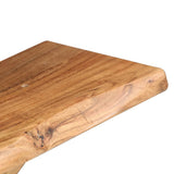 NNEVL Wall Shelves 2 pcs 120x20x16 cm Solid Acacia Wood