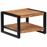 NNEVL Coffee Table 60x60x40 cm Solid Acacia Wood