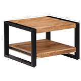NNEVL Coffee Table 60x60x40 cm Solid Acacia Wood