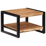 NNEVL Coffee Table 60x60x40 cm Solid Acacia Wood