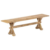 NNEVL Hall Bench 160x35x45 cm Solid Mango Wood