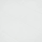 NNEVL Garden Table White 150x90x72 cm Plastic Rattan Look