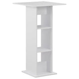 NNEVL Bar Table White 60x60x110 cm