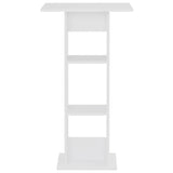 NNEVL Bar Table White 60x60x110 cm