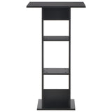 NNEVL Bar Table Black 60x60x110 cm