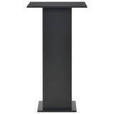 NNEVL Bar Table Black 60x60x110 cm