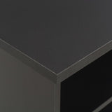 NNEVL Bar Table Black 60x60x110 cm