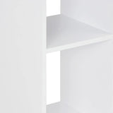 NNEVL Bar Table White and Concrete 60x60x110 cm