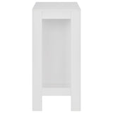 NNEVL Bar Table with Shelf White 110x50x103 cm
