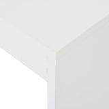 NNEVL Bar Table with Shelf White 110x50x103 cm